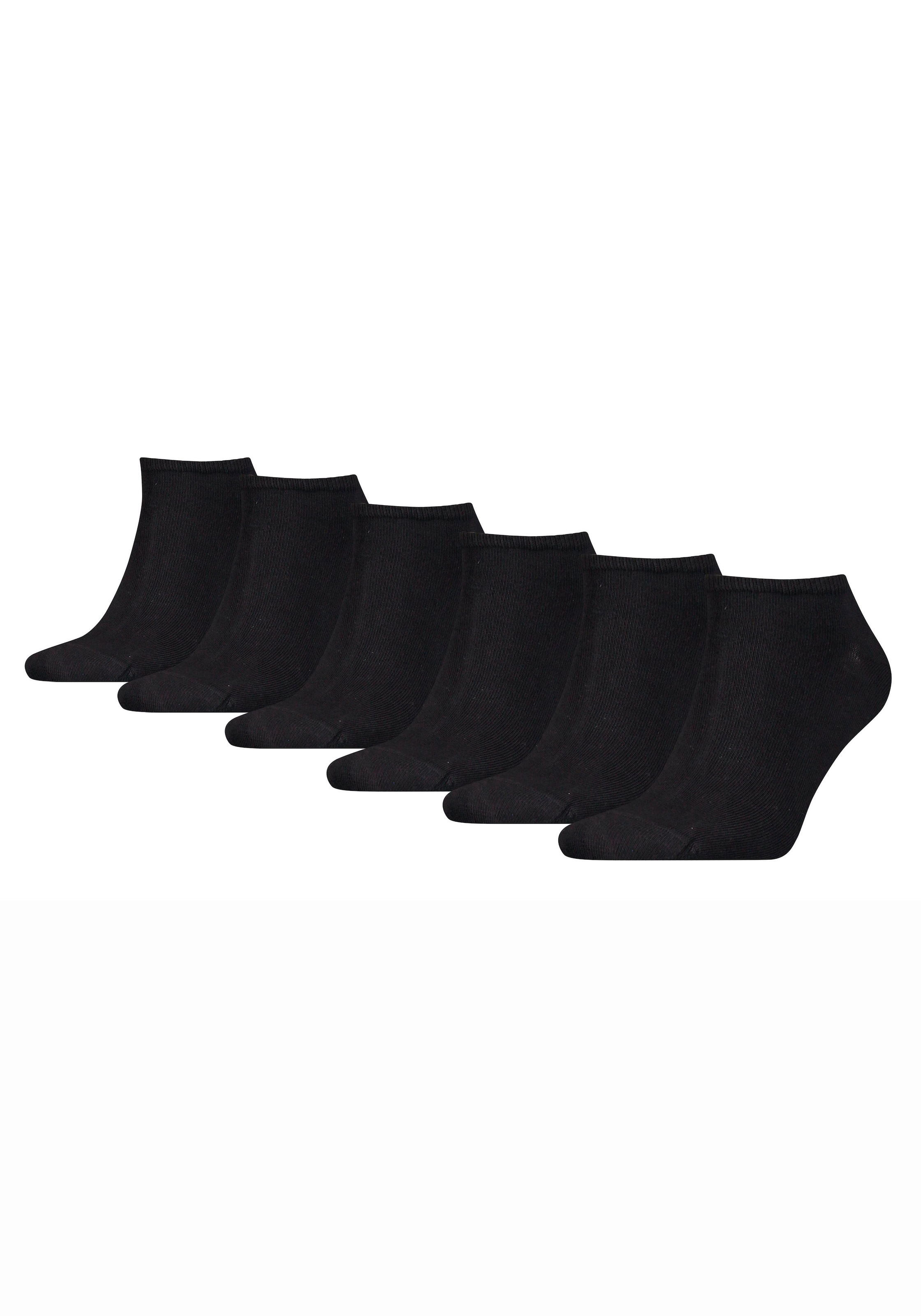 Tommy Hilfiger Sneakersocken »TH MEN SNEAKER 6P ECOM« 6 Paar, 6 Stk. tlg. mit gekämmter Baumwolle