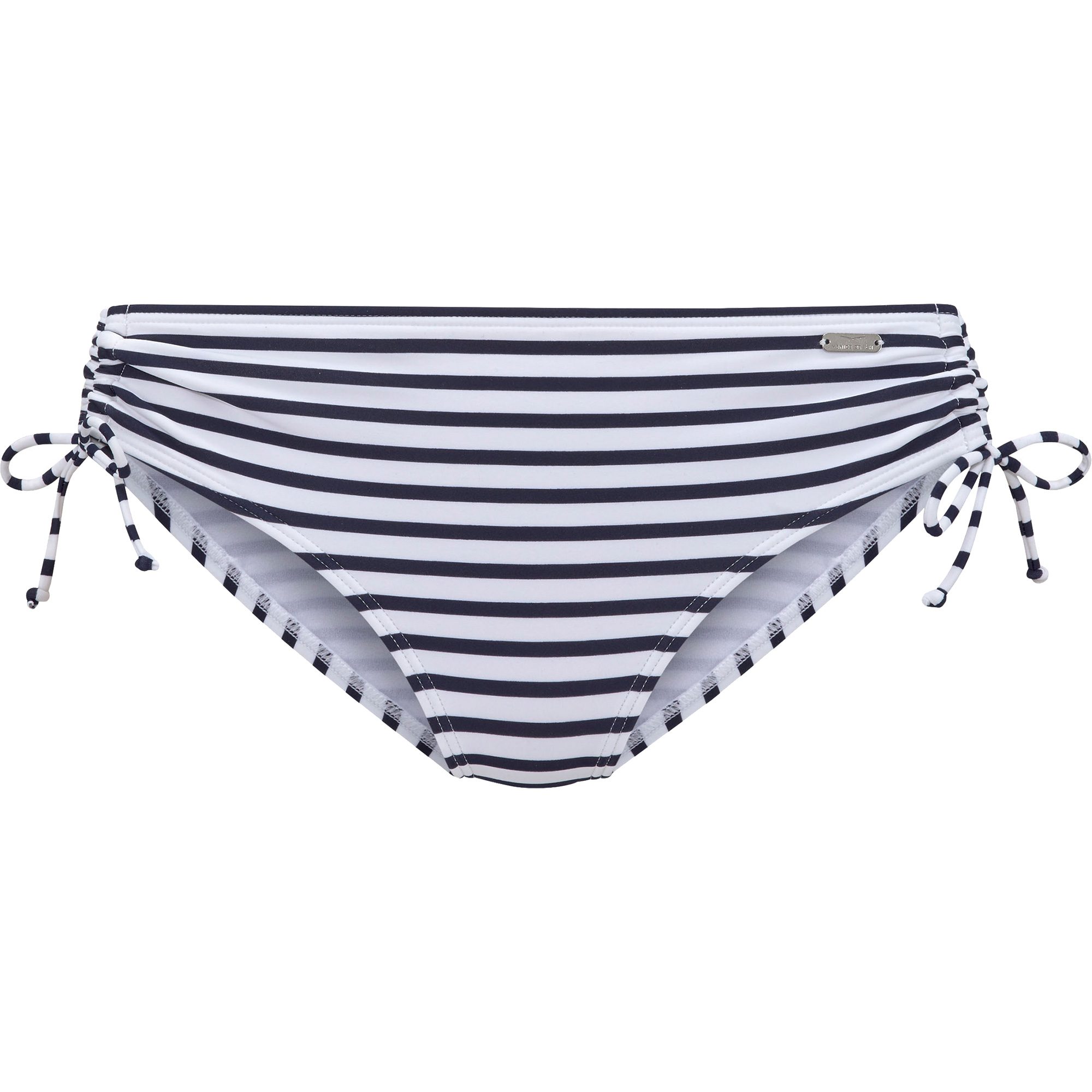 Lascana Bikinihose mit Raffung Damen white navy stripes