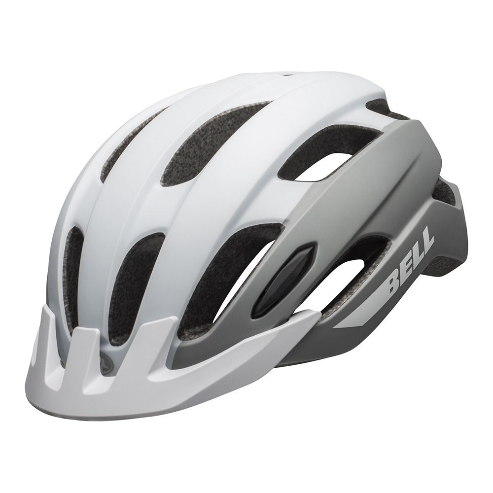 Bell TRACE - Casque route mat white/silver