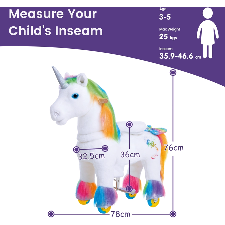 PonyCycle® Rainbow Unicorn - klein