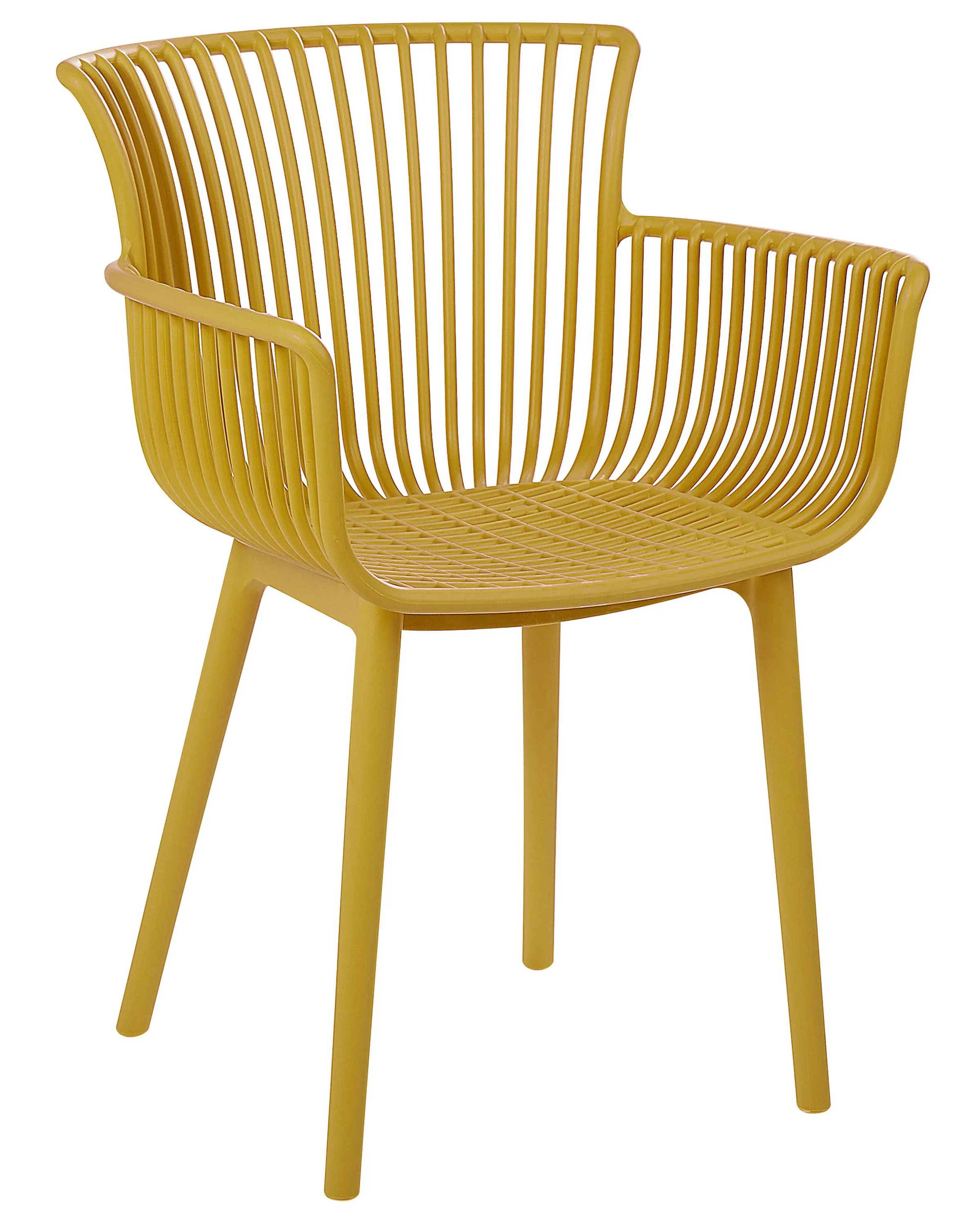 Set van 4 tuinstoelen PESARO Geel