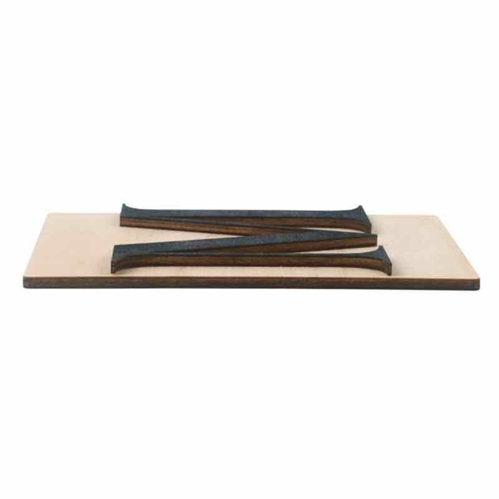 Lettre en bois 14,8 x 10,5 cm - m