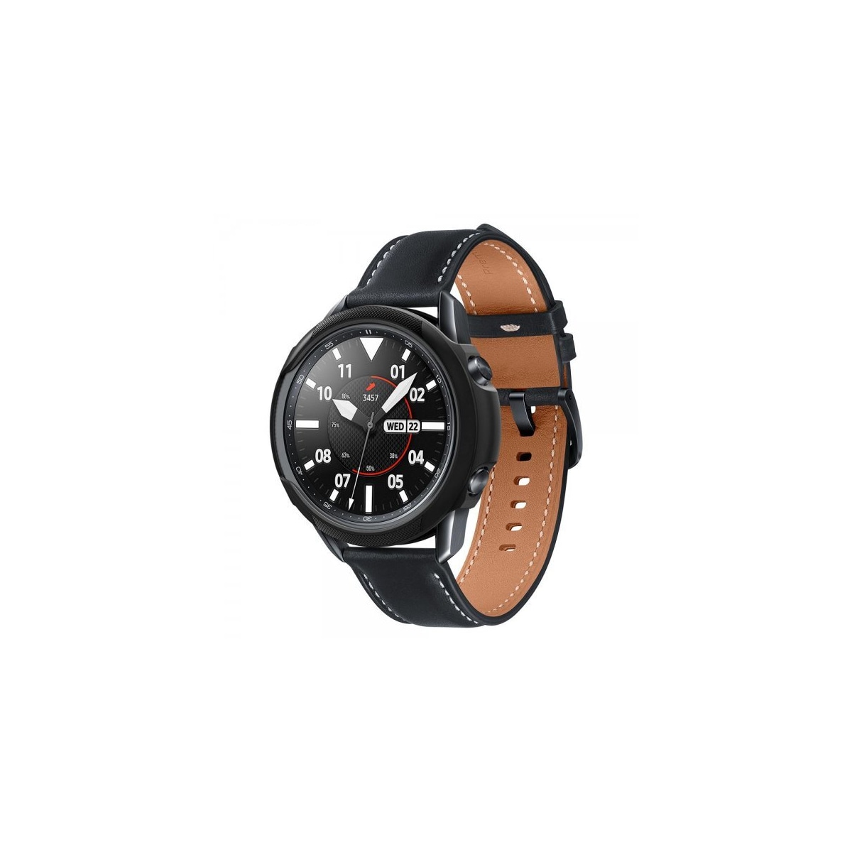 Spigen Samsung Galaxy Watch3 45mm Deksel Liquid Air Svart