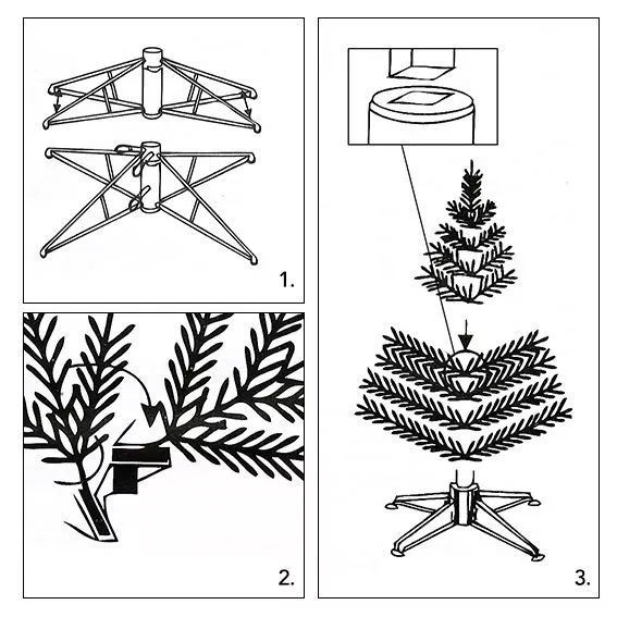 Sapin artificiel de Noël Edmonton H300 cm Vert sapin