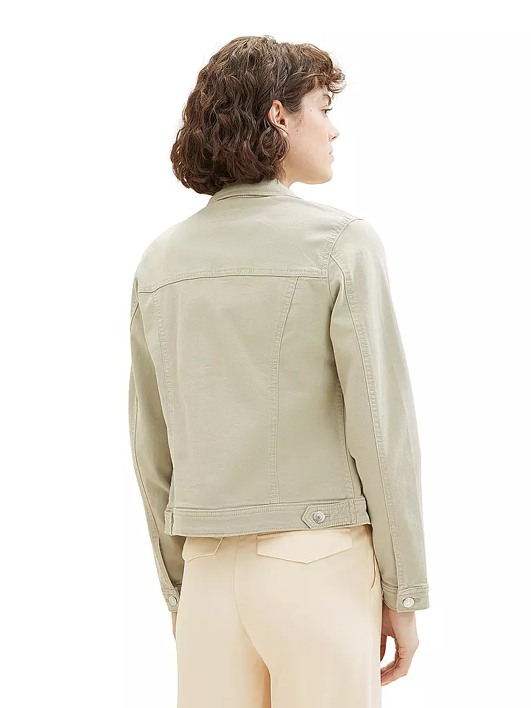 TOM TAILOR Jeansjacke grün