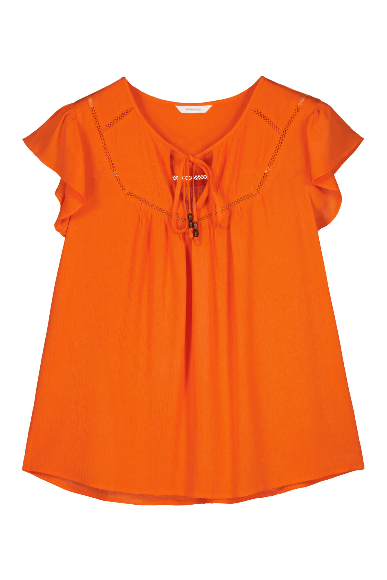 Blusa de renda fluida