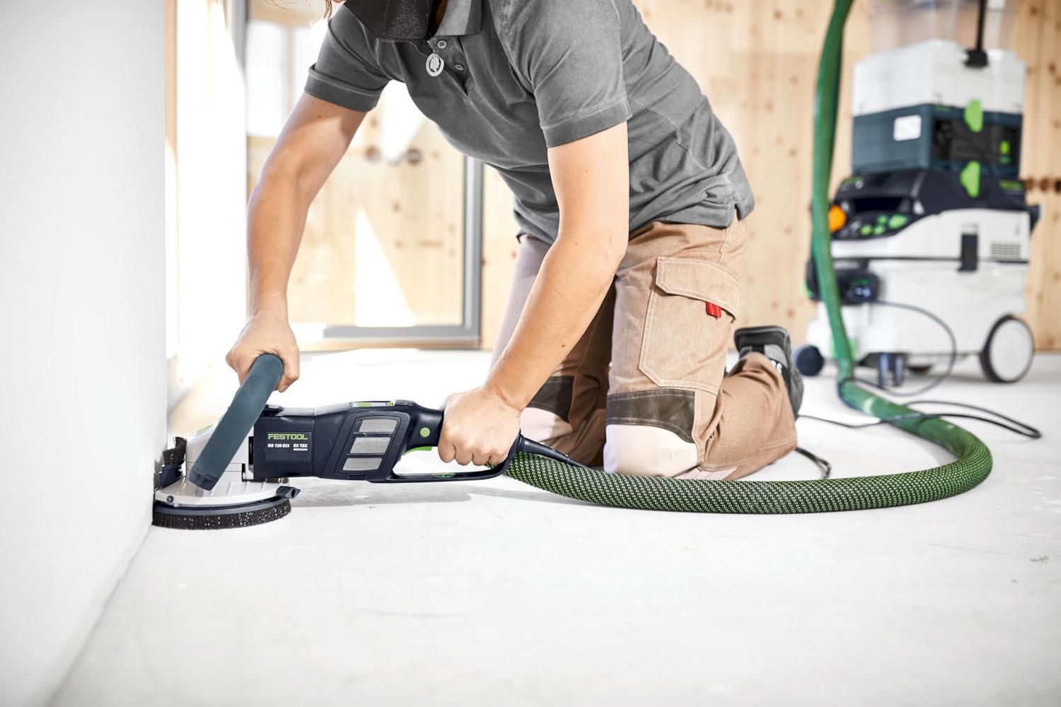 Festool RG 130 ECI-Plus Renovatieslijpmachine 1600W in Systainer - 577045