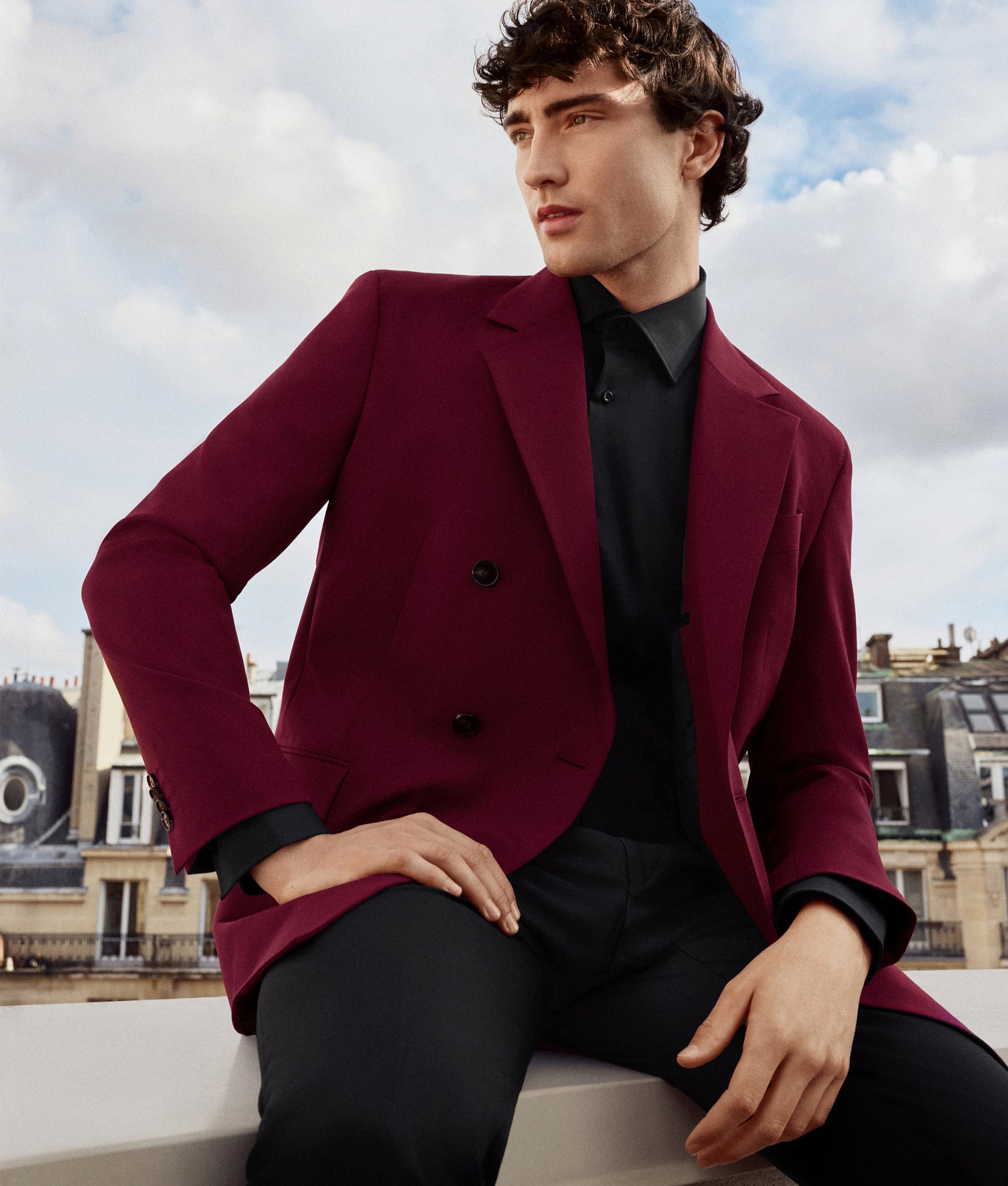 Blazer met dubbele knopenrij