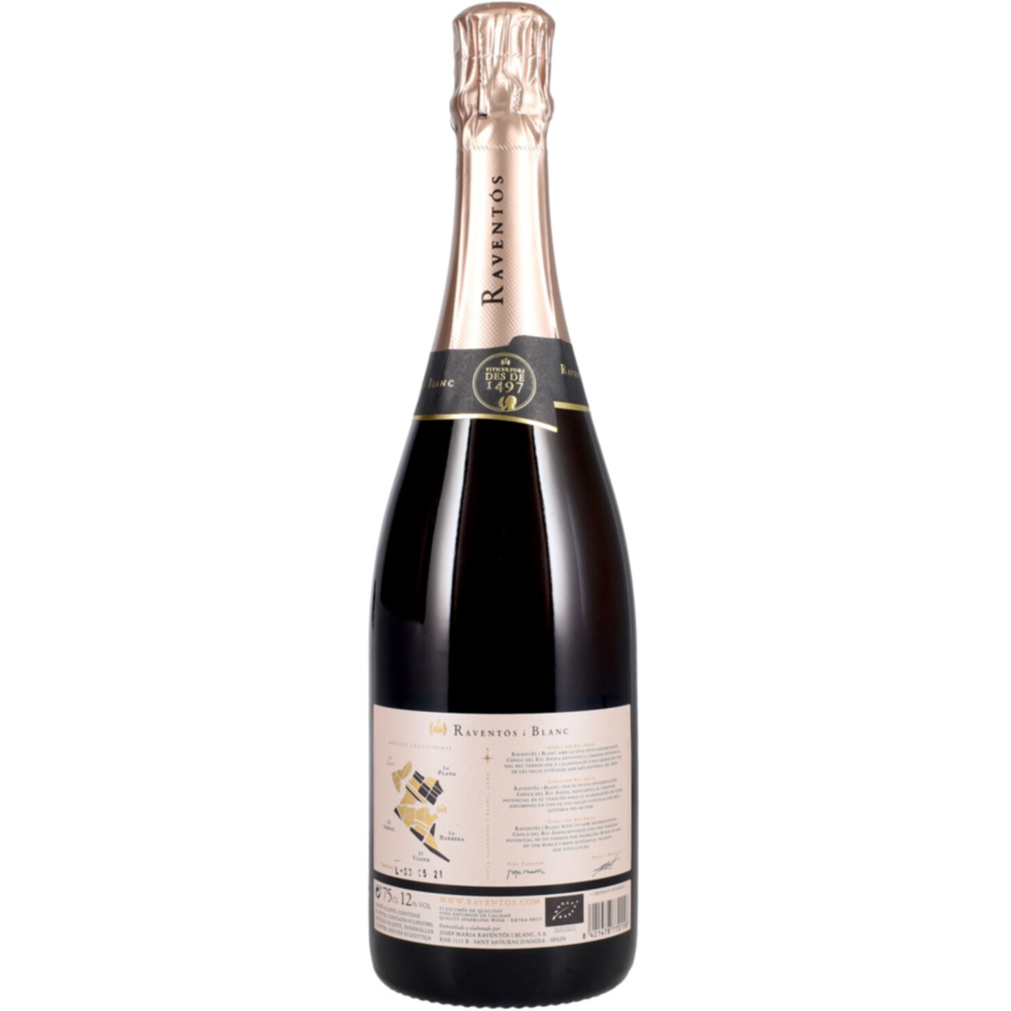 Vino Espumoso de Calidad De Nit Rosado Raventós i Blanc -75cl