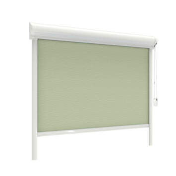 Rolgordijn Draaikiepraam kunststof of aluminium 1012 groen