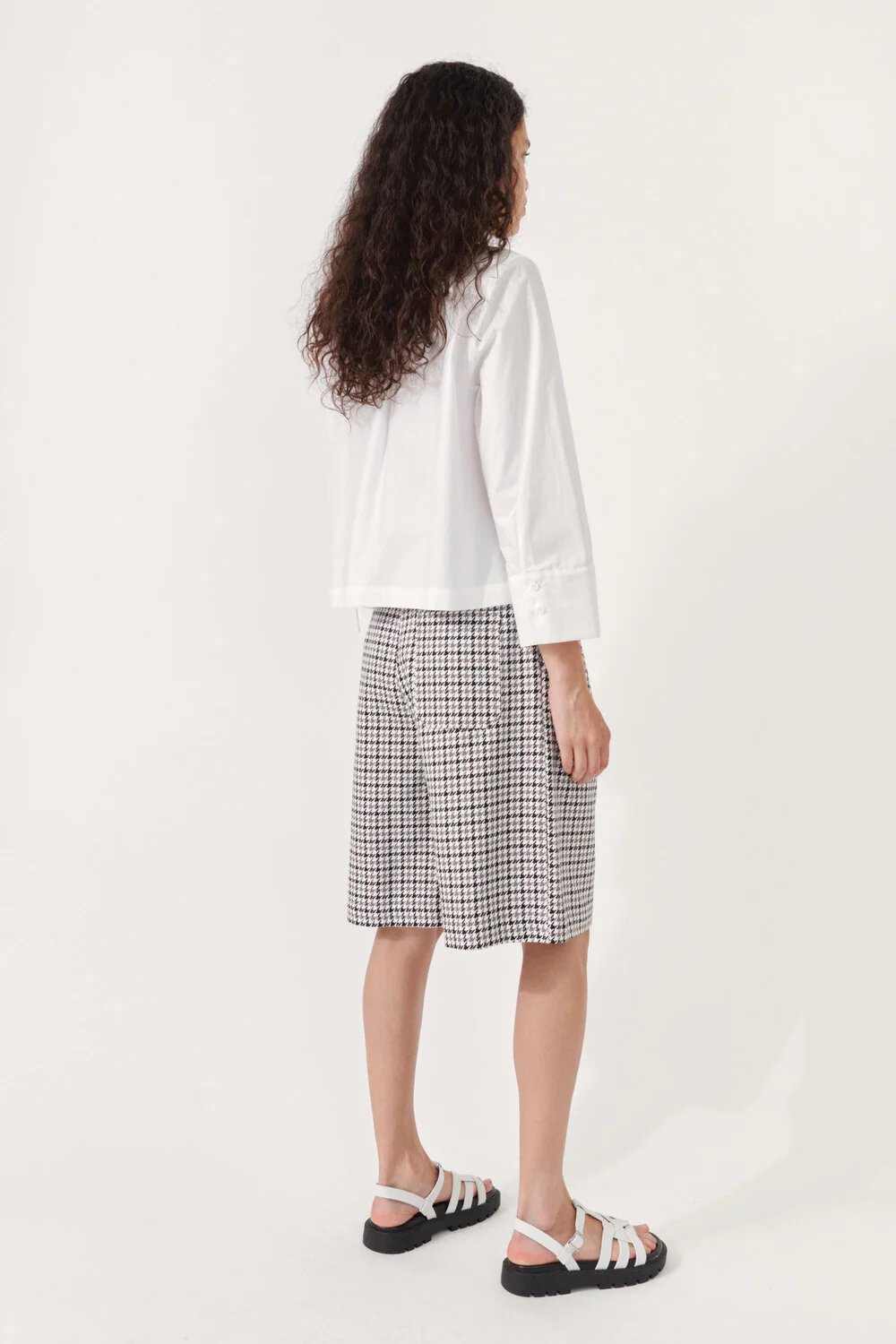 Baum und Pferdgarten  Natasja shorts - Grey Black Houndstooth