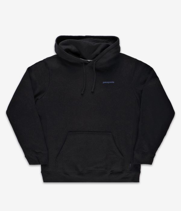 Patagonia Boardshort Logo Uprisal Hoodie (ink black)