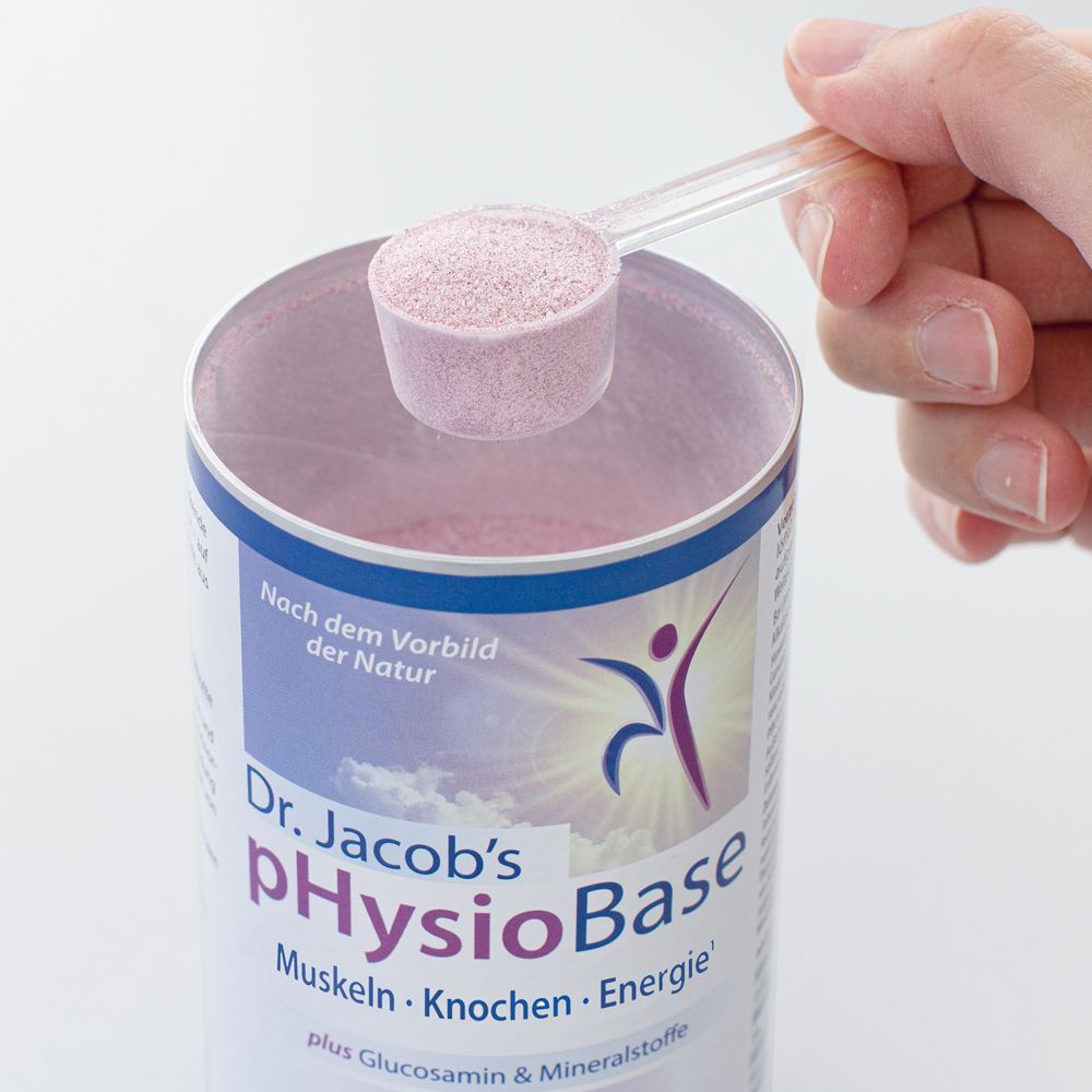 Dr.Jacob's pHysioBase Basen-Citrat-Basenpulver Basische Mineralstoffe Glucosamin