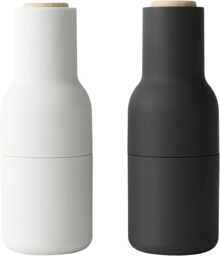 Audo Copenhagen Bottle Grinder, Ash/Carbon, Beech, Sort / hvid