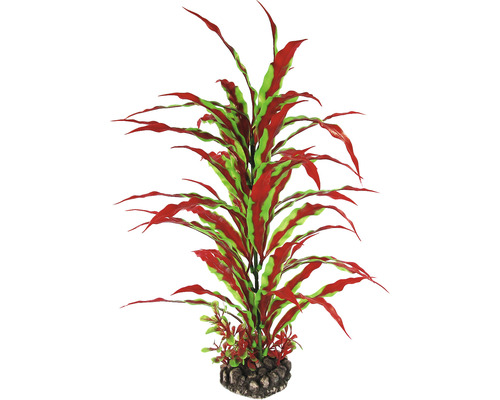 Kunststof waterplant Groot nr. 34 34 cm rood