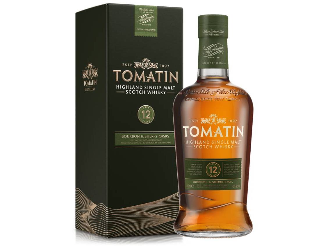 WHISKY MALT TOMATIN 12 ANOS 070L