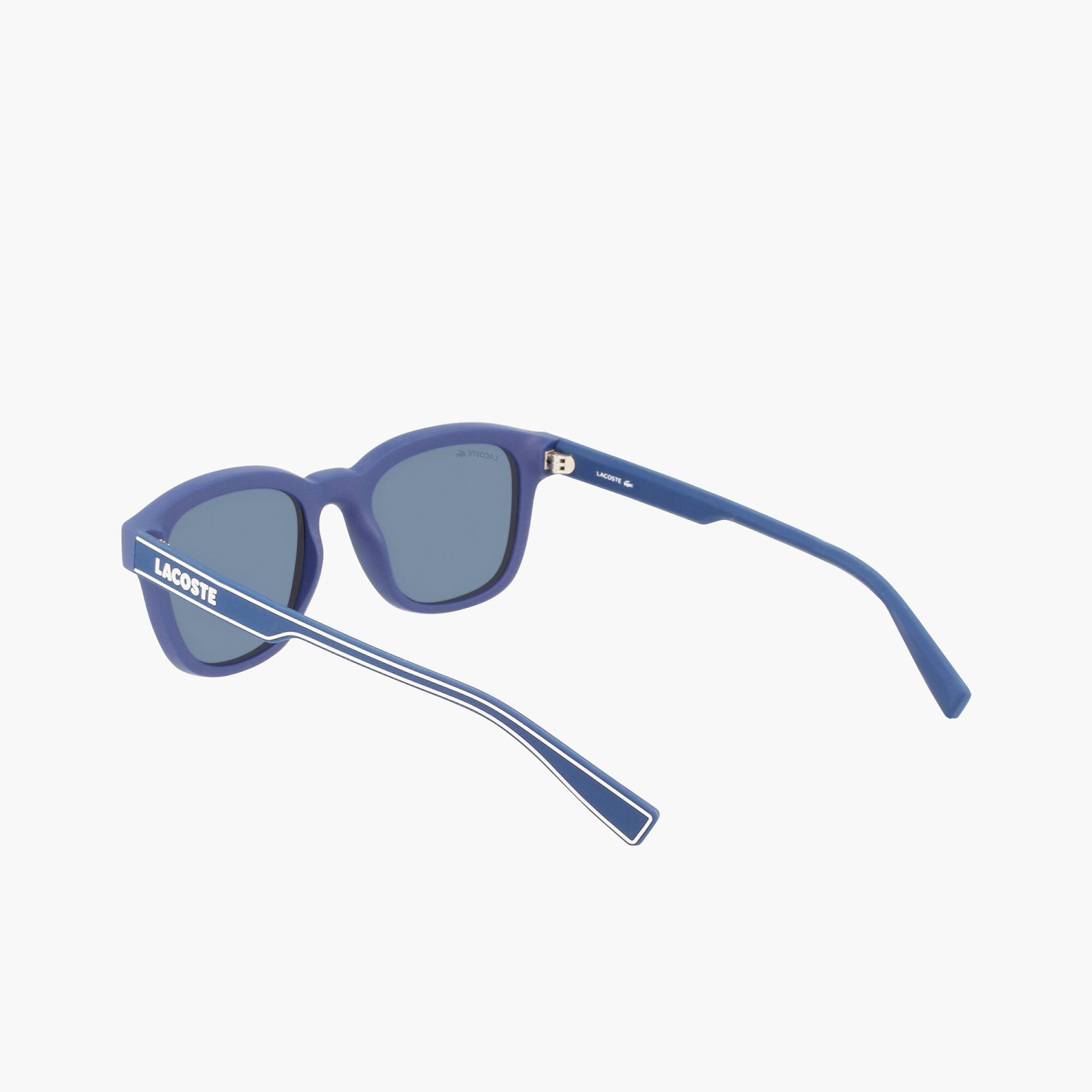 Unisex Sonnenbrille mit eckigem Kunststoffrahmen Sonnenbrillen - Blau - Lacoste - Unisex