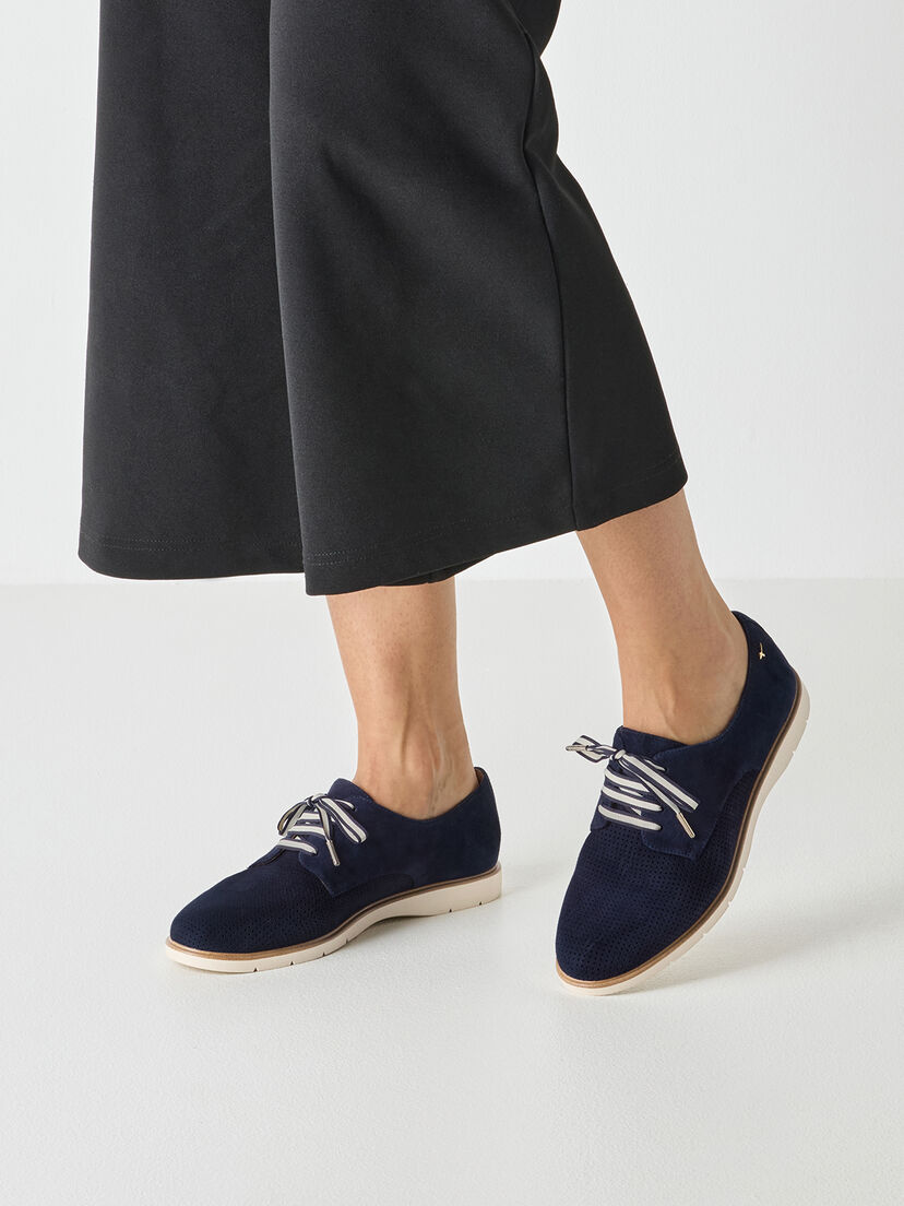 Leren Lage schoen - blauw