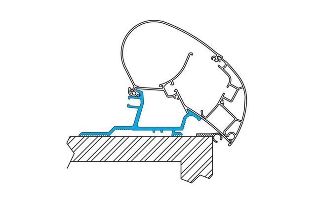 Dometic PR-Adapt Adapter für Dachmarkisen PW 2000 und PW 2500