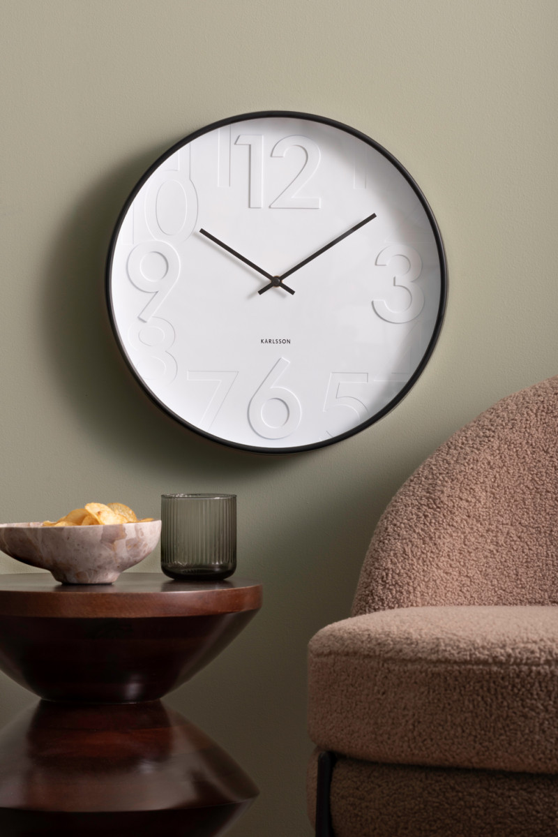 Wall Clock Ayuno KA6063BK Black