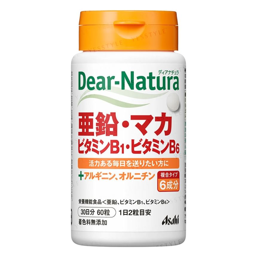 Asahi - Dear-Natura Zink Maca Vitamine B1 Vitamine B6