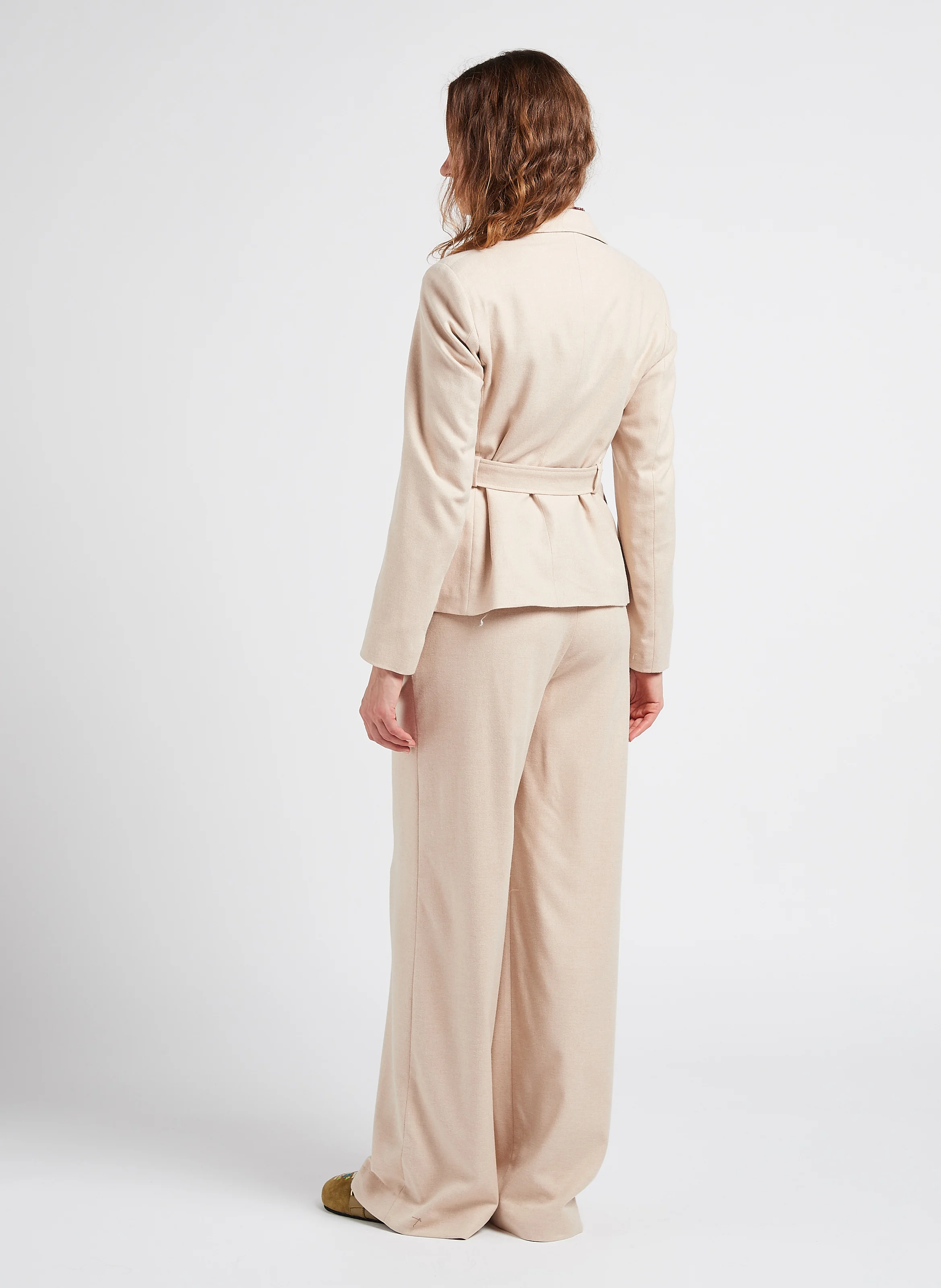 CEZA - Chemise col classique imprimée en coton mélangé | Rouge