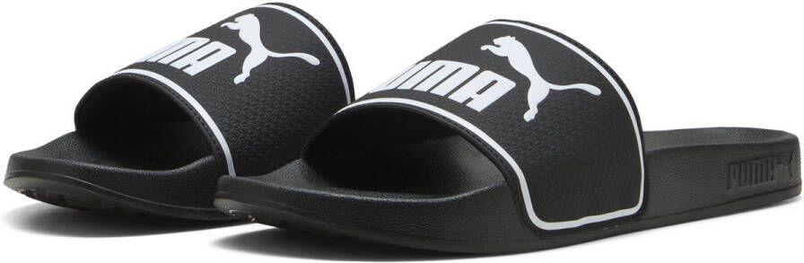 Puma Leadcat 2 0 2.0 badslippers zwart wit Rubber Logo 40.5