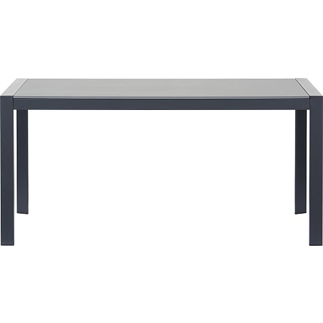 Palamos loungebord med sort aluminium ramme og cementbordplade