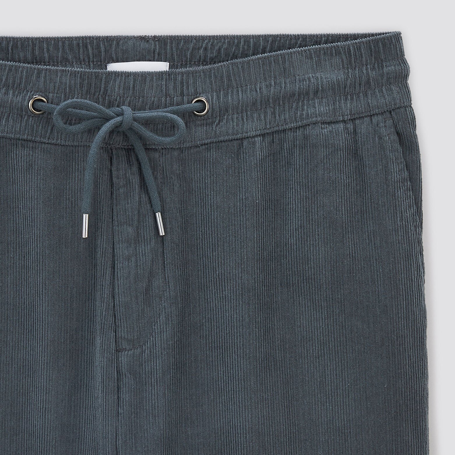 Pantalon jogging en velours Bleu moyen