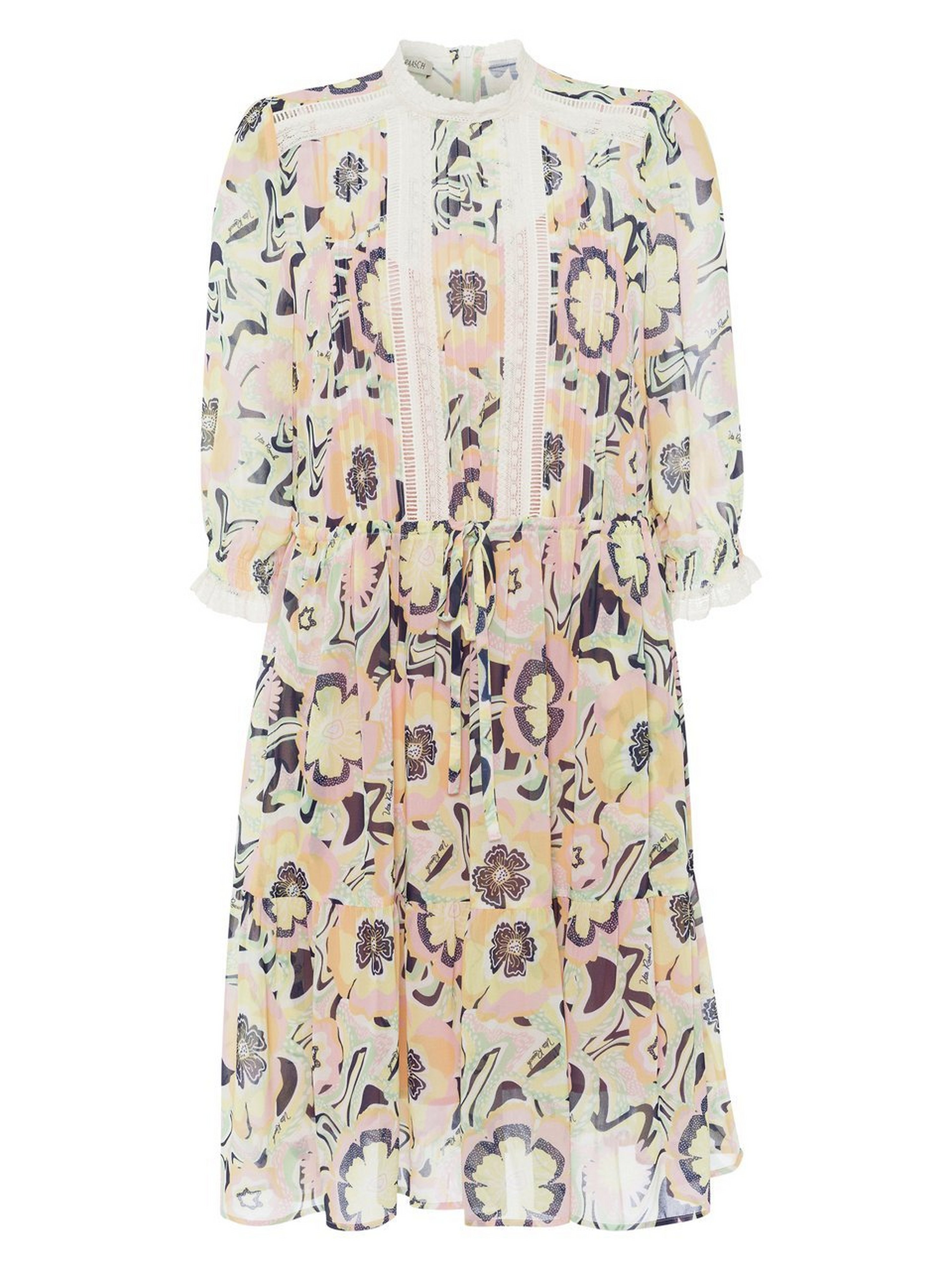 Kleid mit Rundhals-Ausschnitt