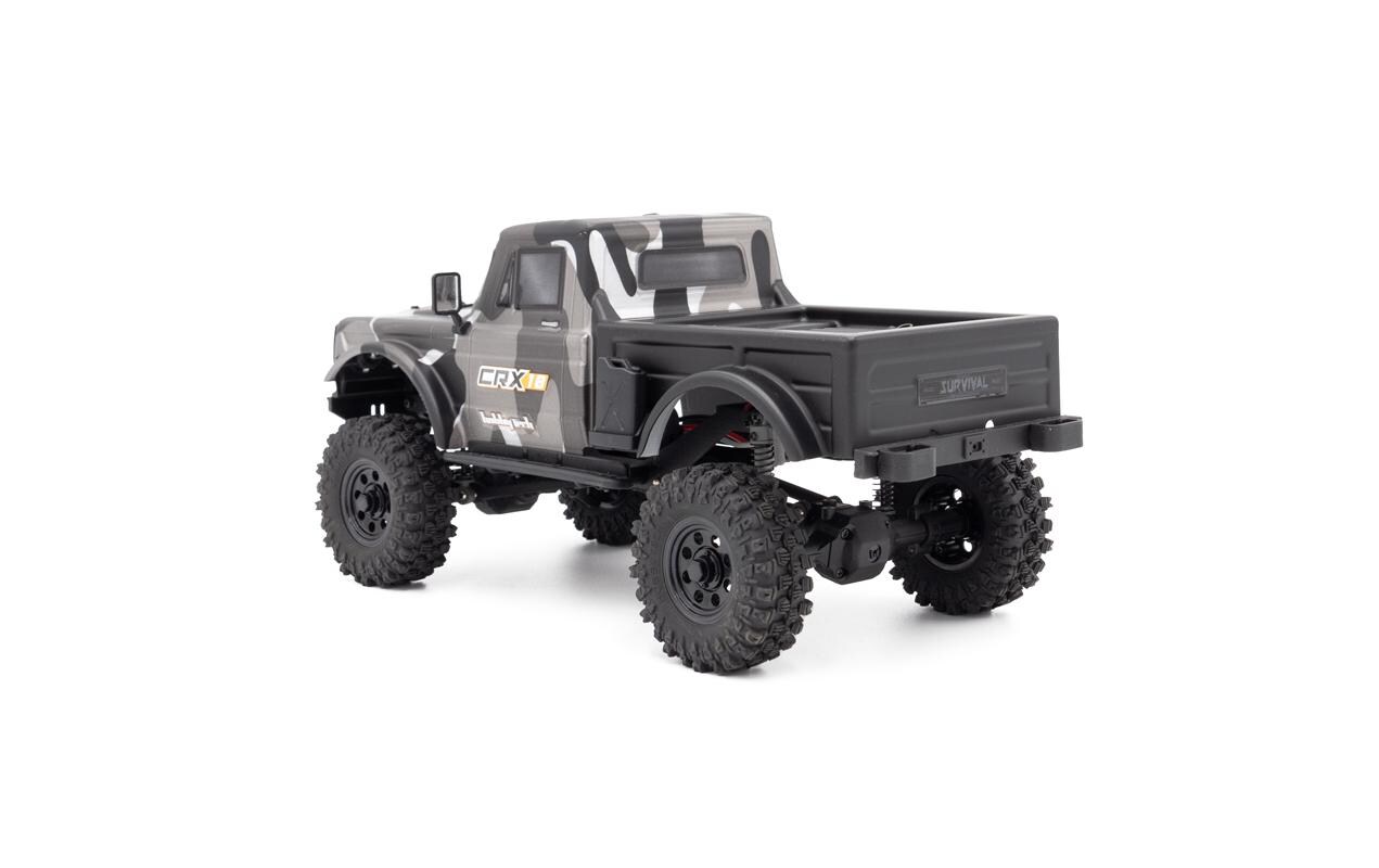 Scale Crawler CRX18 Pick-up 4WD Grau, RTR, 1:18<br>Kleiner Rock Crawler im RTR Set