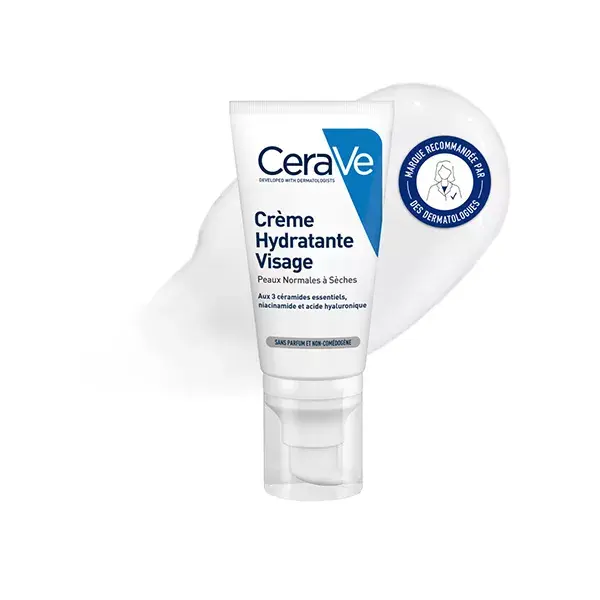 Creme facial hidratante CeraVe para pele normal a seca 52ml