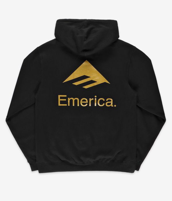 Emerica Lockup Hoodie (black gold)
