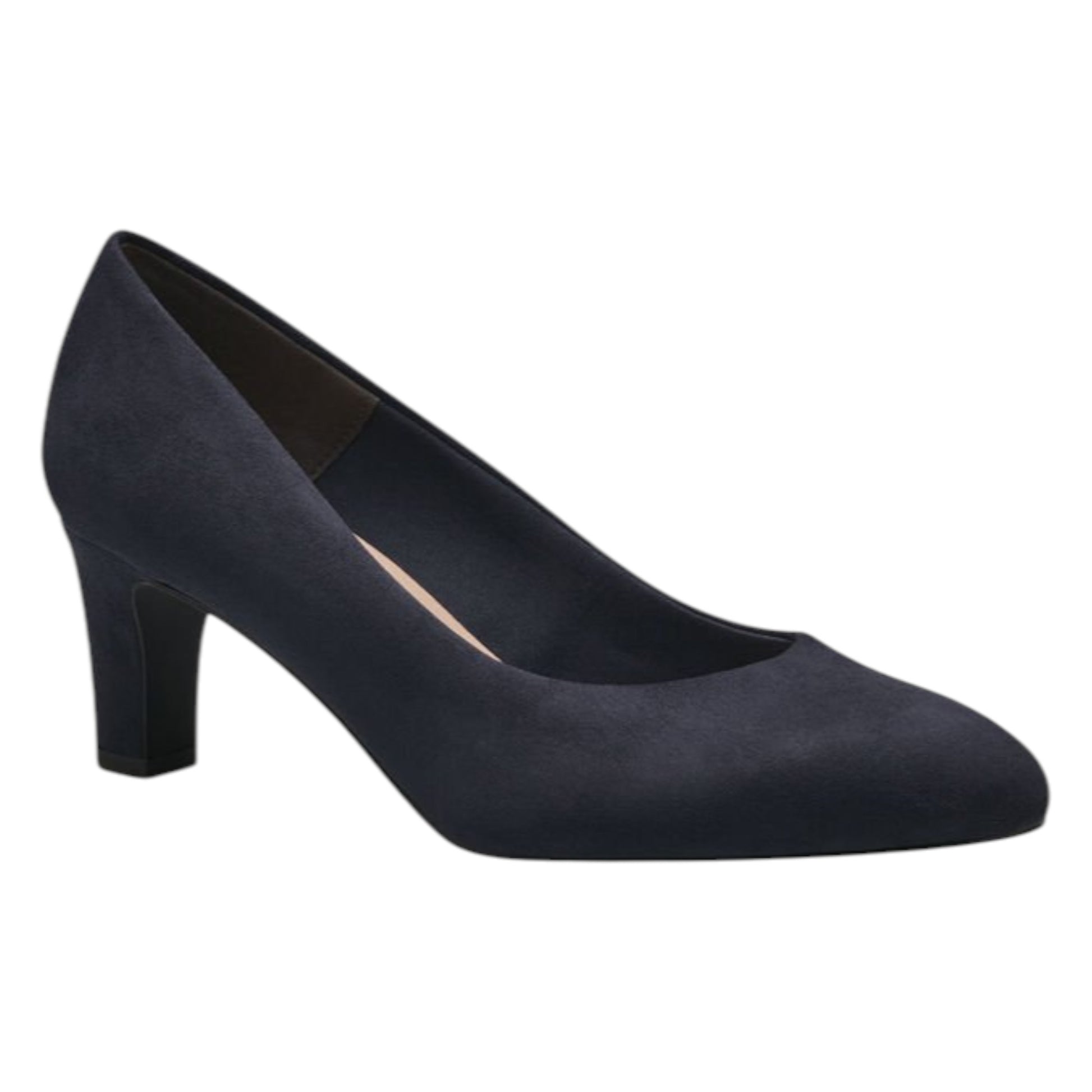 Pumps med hæl, kvinder, navy