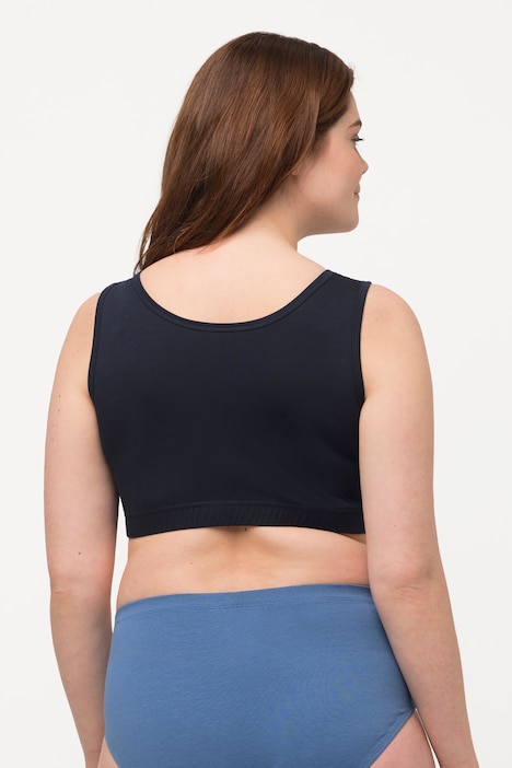 Bustier, breite Träger, Biobaumwolle