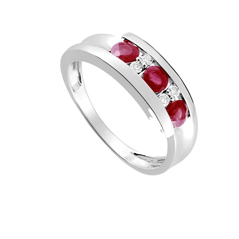 Bague femme - Rubis - Or 18 Carats