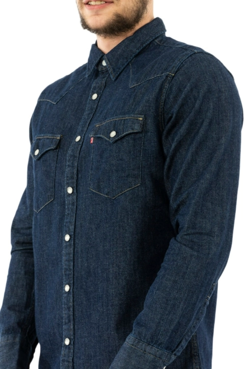Chemise jeans levi's® barstow western rinse marbled