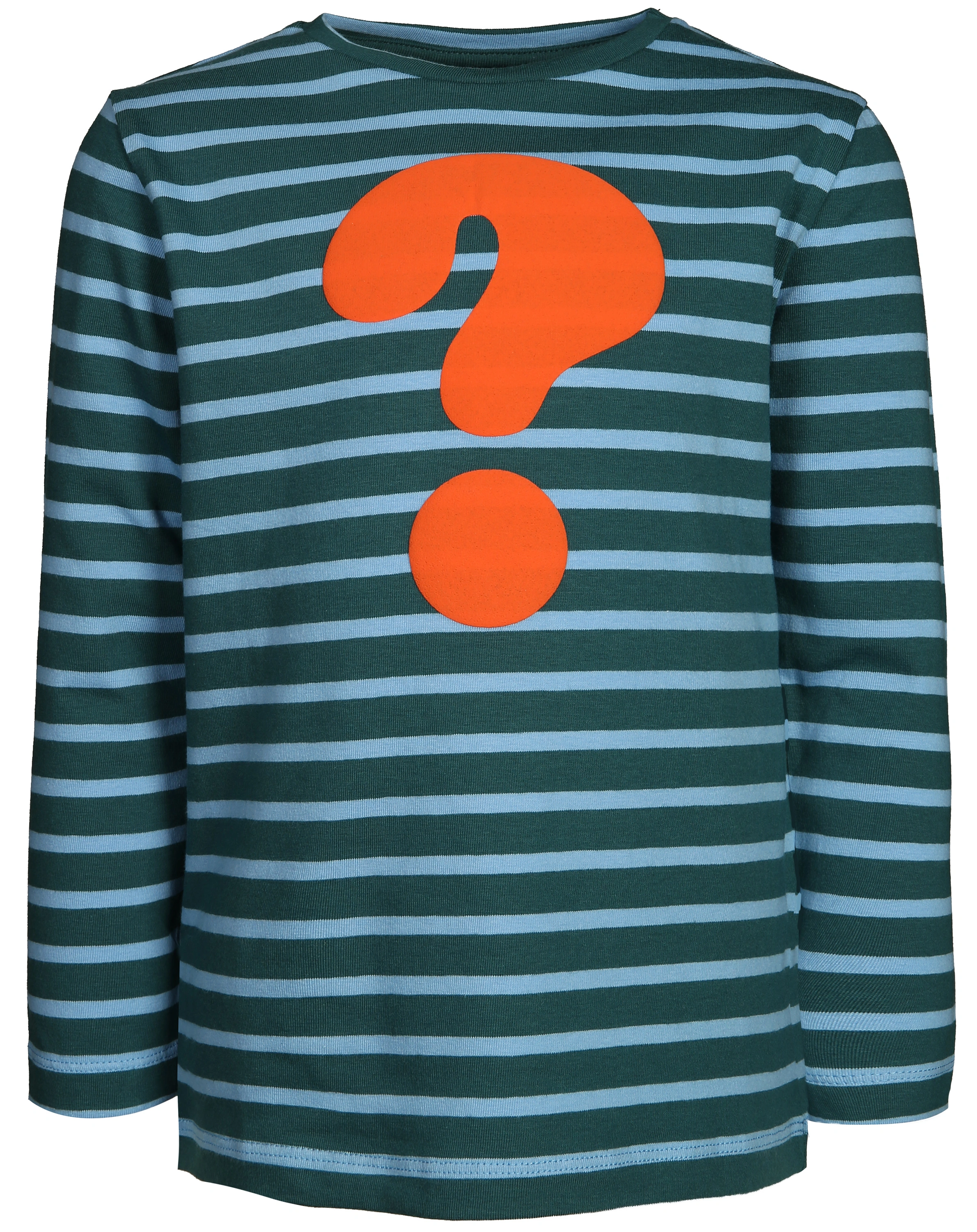 Langarmshirt WHATEVER gestreift in hellblau/dunkelgrün