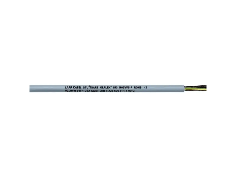 LAPP ÖLFLEX® 150 Styreledning 2 x 2.5 mm² Grå 15402/150 150 m
