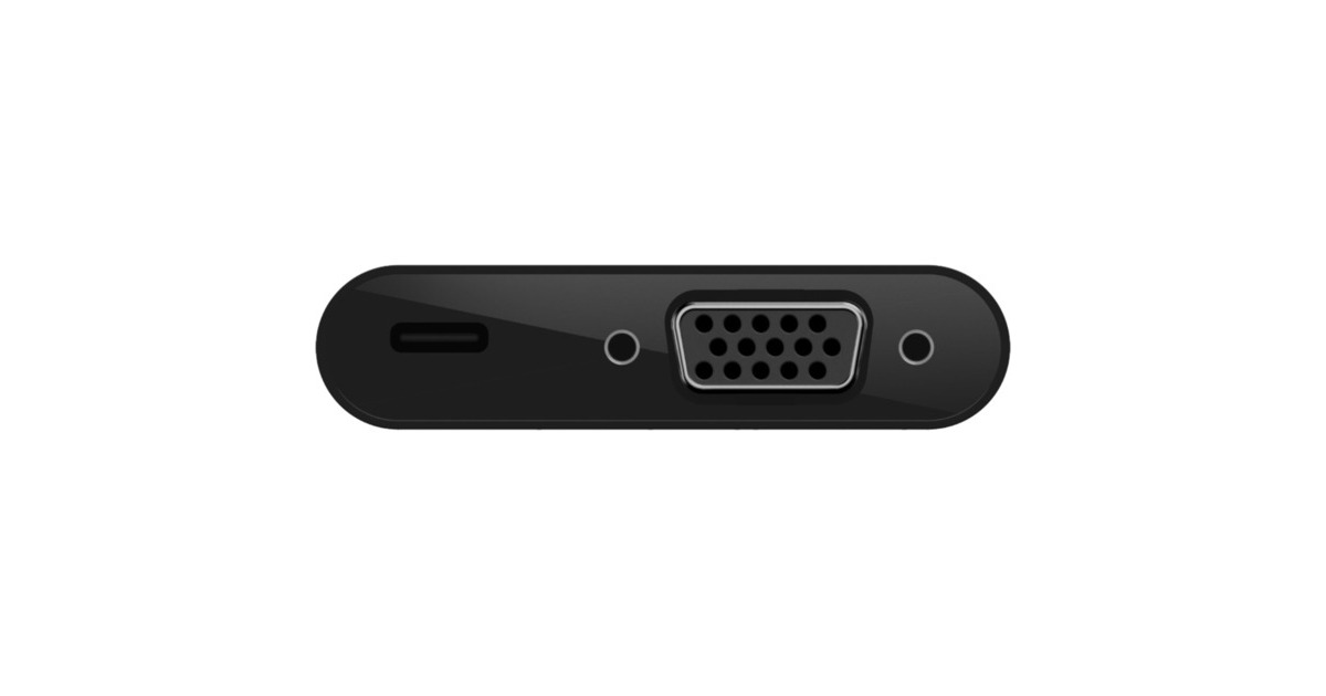 BelkinUSB-C/VGA- en oplaadadapter  (Zwart)