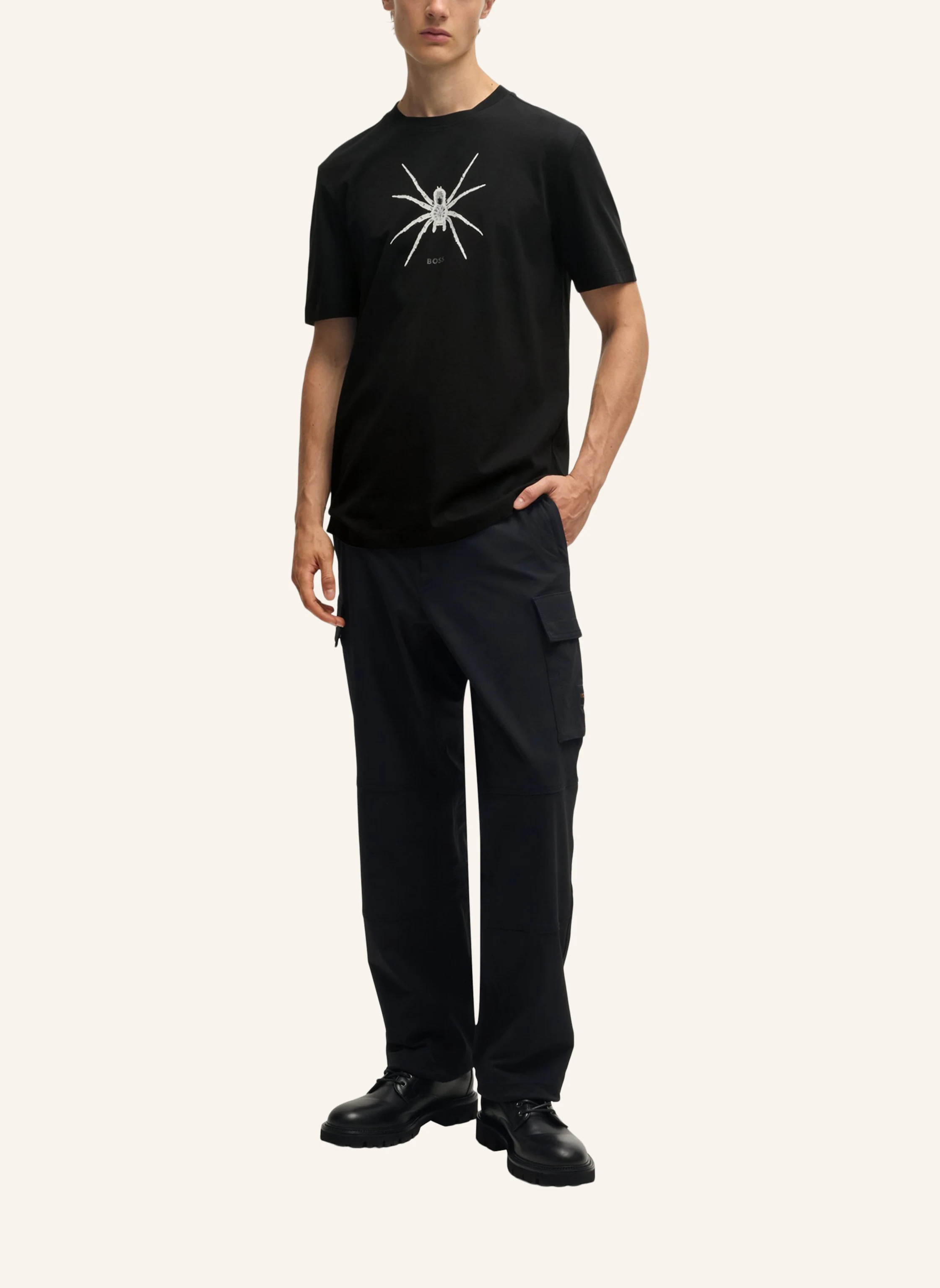 BOSS T-Shirt TE_SPIDERBAT Regular Fit