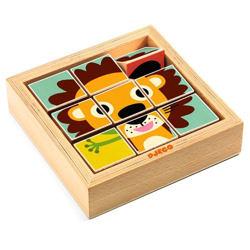 djeco draaipuzzel touranimo - 9st