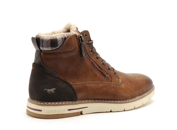 Mustang boots bottine homme 4149601 marron