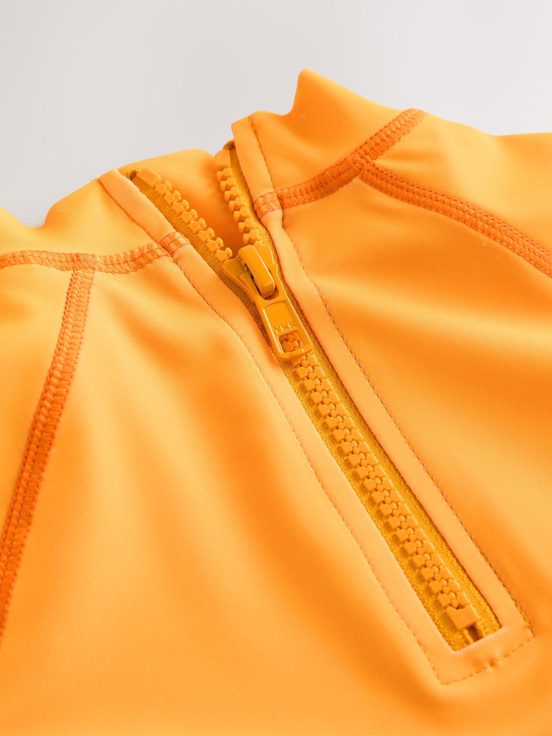 Oranje met palmboomprint - Set van surfhemdje en shorts (3 mnd - 7 jr)