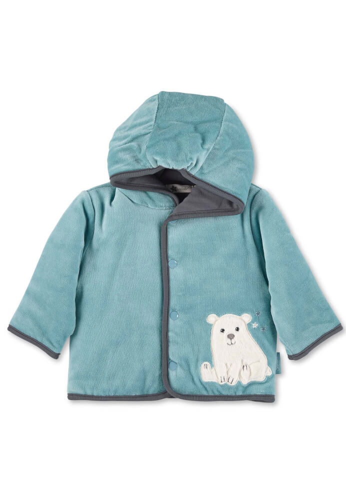 Kapuzen-Jacke Nicki Elia dunkeltürkis Gr. 50