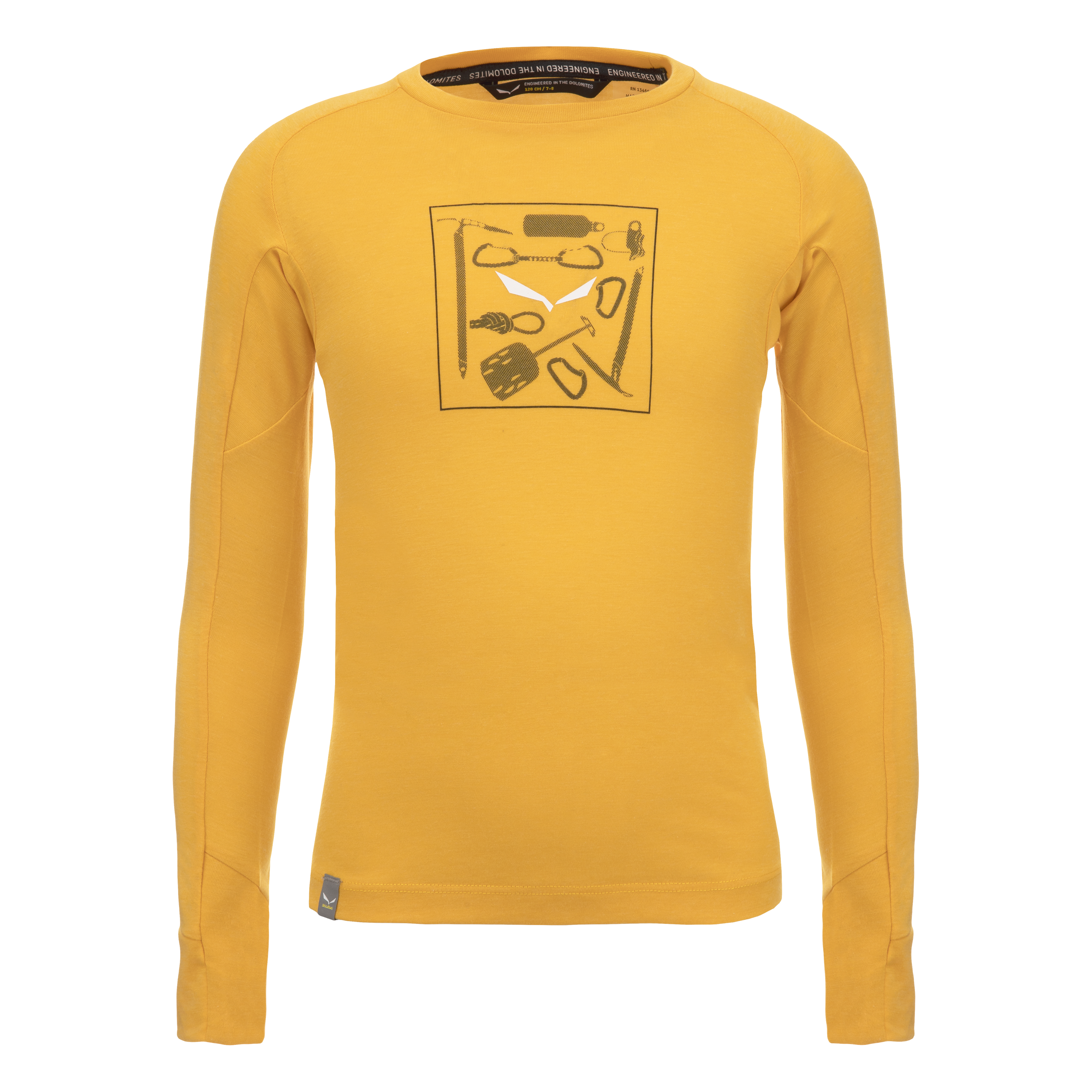 Pure Dry'ton Grafik Langarm Shirt Kind