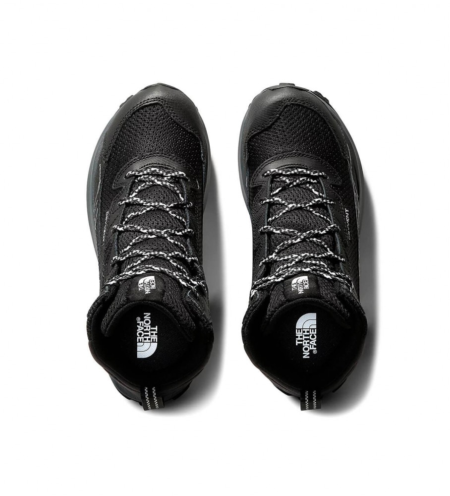 Botas de couro The North Face Fastpack, pretas