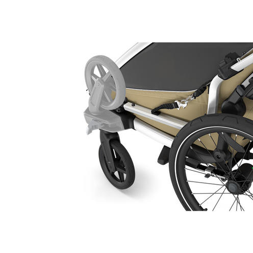 Poussette Remorque-Vélo Chariot Cross 2 Double Khaki - THULE