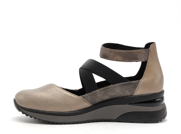 Remonte ballerines femme d2411 gris