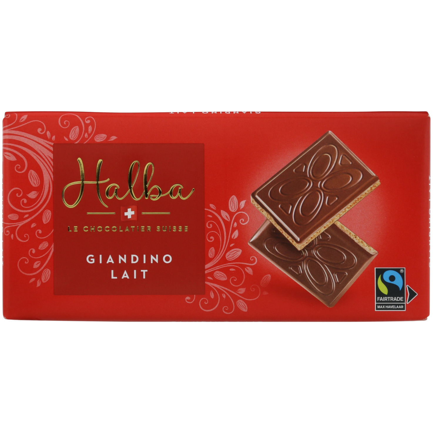 Halba Tafelschokolade Giandino Milch gefüllt